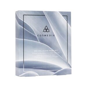 COSMEDIX BIO-CELLULOSE
RADIANT &
REJUVENATING SHEET
MASK SET